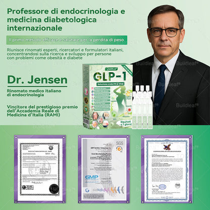 Negozio ufficiale | 💎BuildLeaf® GLP-1 8-in-1 Fit & Vital Soluzione Orale (Solo una volta al giorno, cambiamenti visibili in 7 giorni) ✅ Per obesità, salute cardiovascolare, diabete, apnea notturna, salute intestinale, problemi articolari e altro