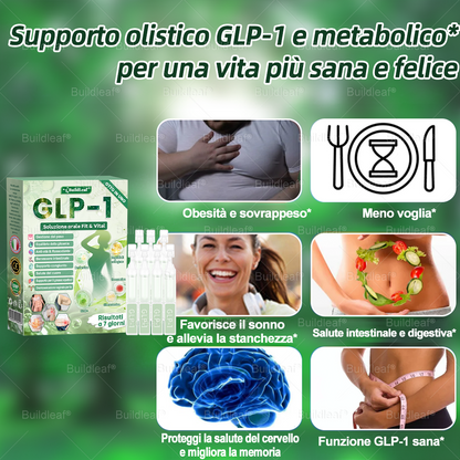 Negozio ufficiale | 💎BuildLeaf® GLP-1 8-in-1 Fit & Vital Soluzione Orale (Solo una volta al giorno, cambiamenti visibili in 7 giorni) ✅ Per obesità, salute cardiovascolare, diabete, apnea notturna, salute intestinale, problemi articolari e altro