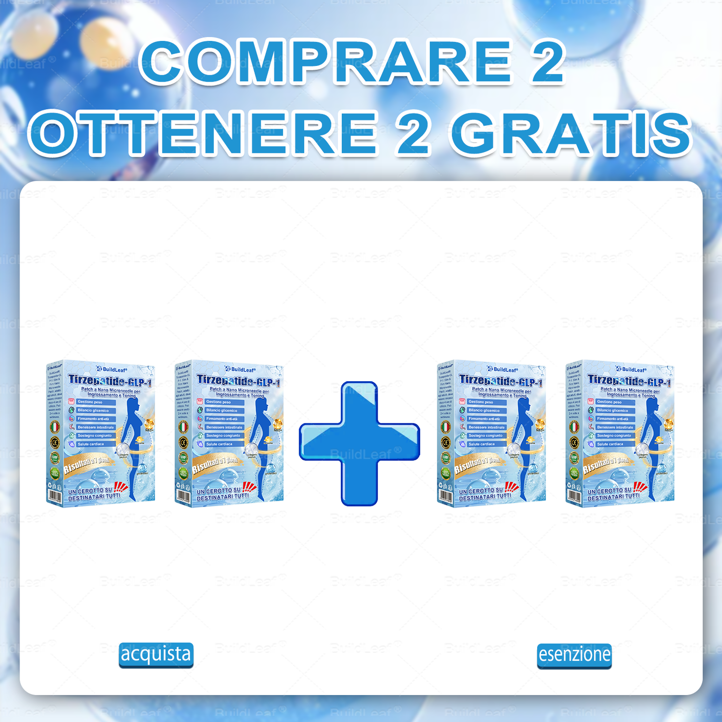BuildLeaf® ha una sorpresa speciale solo per te! Hai già ricevuto un'offerta incredibile, ma adesso ne hai sbloccata una ancora migliore: Avrai un fantastico 50% di sconto sul tuo prossimo acquisto – solo per i prossimi due minuti!