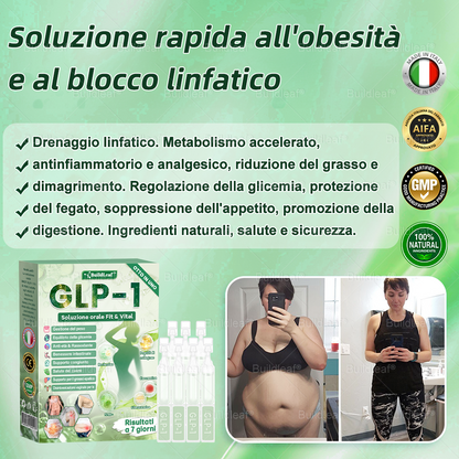 Negozio ufficiale | 💎BuildLeaf® GLP-1 8-in-1 Fit & Vital Soluzione Orale (Solo una volta al giorno, cambiamenti visibili in 7 giorni) ✅ Per obesità, salute cardiovascolare, diabete, apnea notturna, salute intestinale, problemi articolari e altro